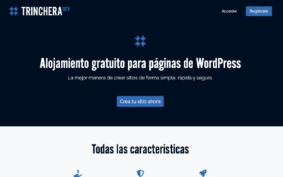 Trinchera DEV: Alojamiento gratuito para páginas de WordPress y Divi. Hosting WP de pruebas gratis.